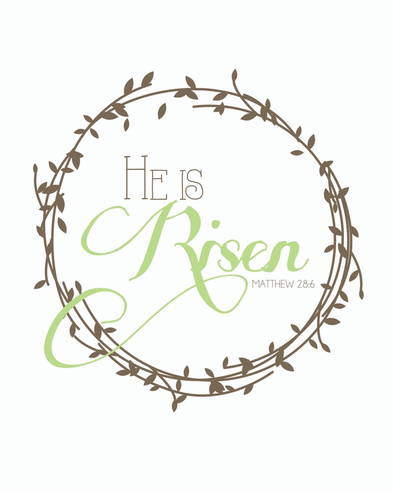 He Is Risen Printable Thumb