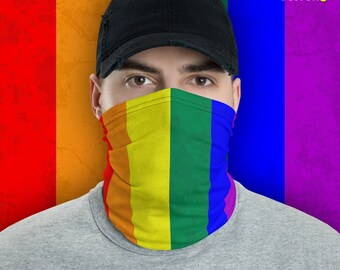 LGBTQ Pride Flag Neck Gaiter/Mask