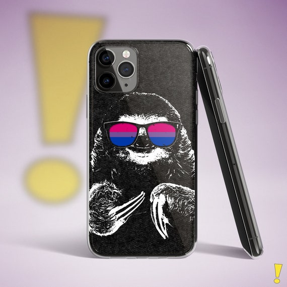 Cute Bisexual Pride Sloth iPhone Case Cute Bisexual Pride Sloth iPhone Case