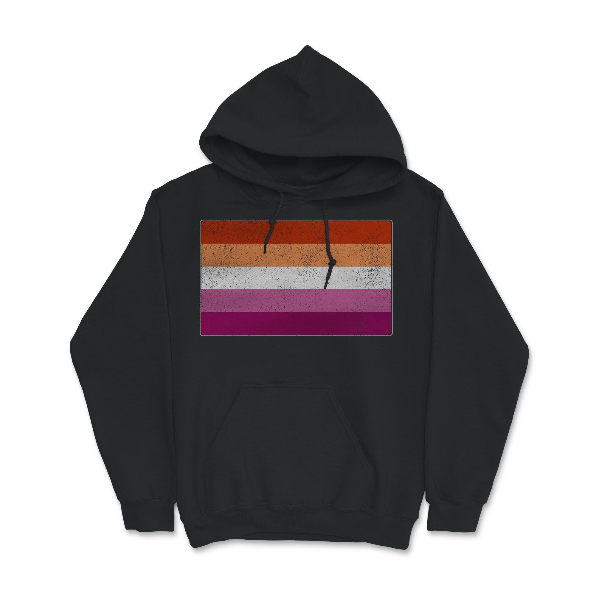 lesbian flag hoodie