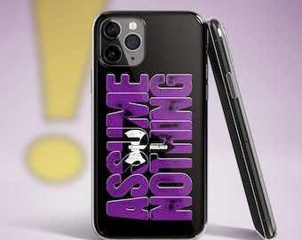 Assume Nothing Lesbian Labrys Pride Clear Case for iPhone®