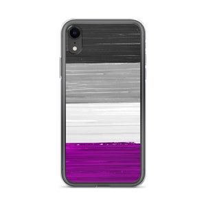 Asexual Pride Flag Paint Strokes Clear Case for iPhone® image 7