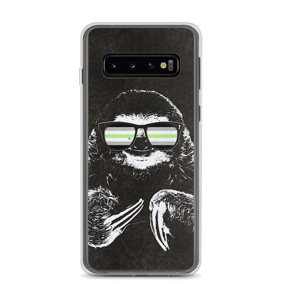 Pride Sloth Agender Flag Sunglasses Samsung Phone Case Pride Sloth Agender Flag Sunglasses Samsung Phone Case