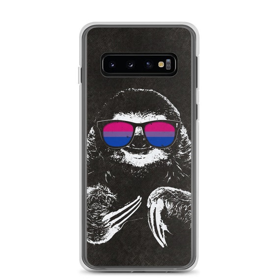 Cute Bisexual Pride Sloth Samsung Phone Case Cute Bisexual Pride Sloth Samsung Phone Case
