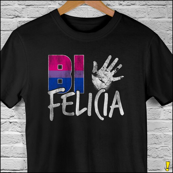 Bi Felicia Funny Bisexual Pride Flag Premium Unisex T-Shirt Bi Felicia Funny Bisexual Pride Flag Premium Unisex T-Shirt