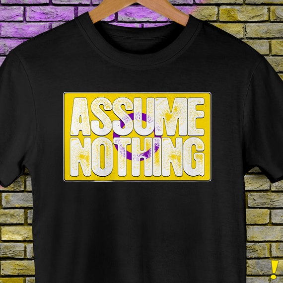 Assume Nothing Intersex Pride Flag Premium Unisex T-Shirt Assume Nothing Intersex Pride Flag Premium Unisex T-Shirt