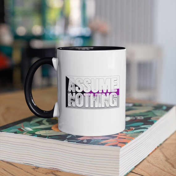 Assume Nothing Demisexual Pride Flag 11oz Color Accent Mug Assume Nothing Demisexual Pride Flag 11oz Color Accent Mug