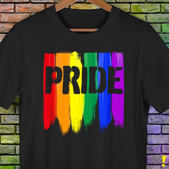LGBTQ Pride Brush Strokes Unisex T-Shirt LGBTQ Pride Brush Strokes Unisex T-Shirt