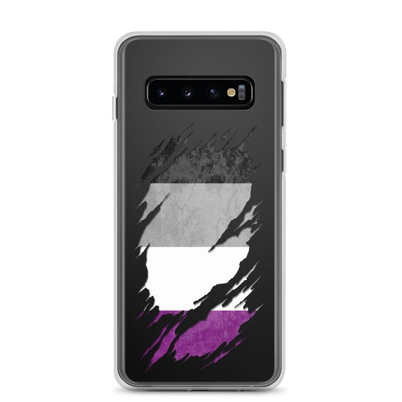 Asexual Pride Flag Ripped Reveal Samsung Case Asexual Pride Flag Ripped Reveal Samsung Case