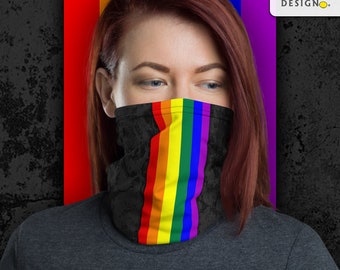LGBTQ Pride Flag Stripe Neck Gaiter/Face Mask