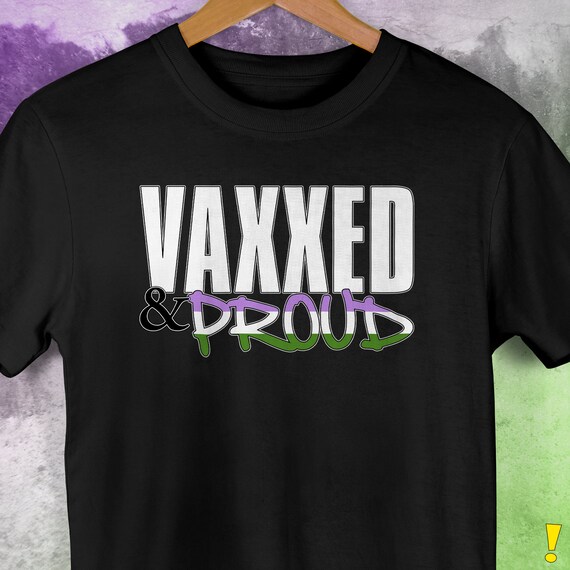 Vaxxed & Proud Genderqueer Pride Flag Premium Unisex T-Shirt Vaxxed & Proud Genderqueer Pride Flag Premium Unisex T-Shirt