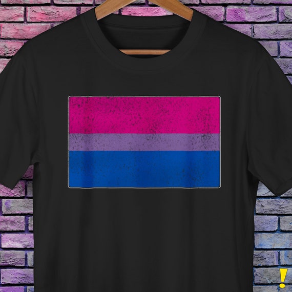 Distressed Bisexual Pride Flag Premium Unisex T-Shirt Distressed Bisexual Pride Flag Premium Unisex T-Shirt