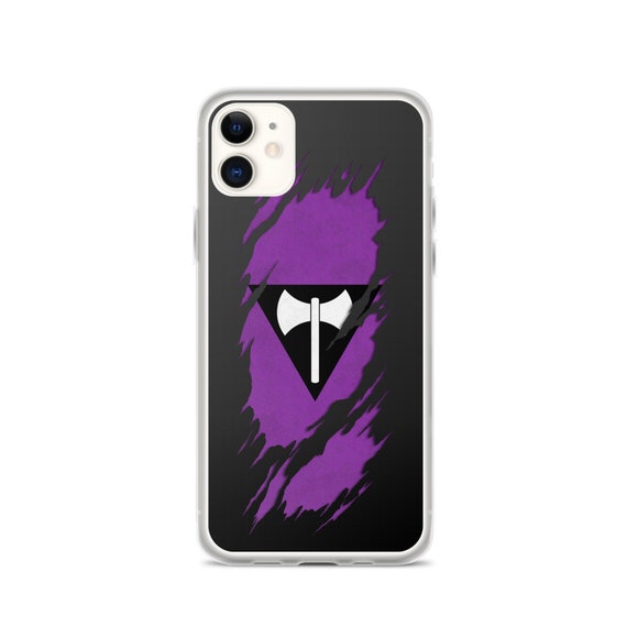 Lesbian Labrys Pride Flag Ripped Reveal iPhone Case Lesbian Labrys Pride Flag Ripped Reveal iPhone Case