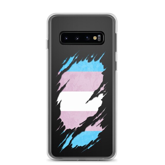 Transgender Pride Flag Ripped Reveal Samsung Case Transgender Pride Flag Ripped Reveal Samsung Case
