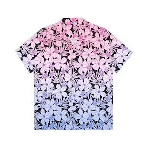 Camisa hawaiana del orgullo bisexual