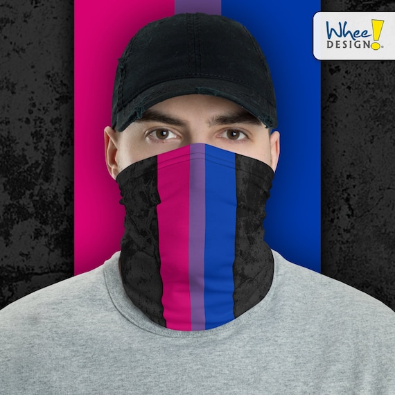 Bisexual Pride Flag Stripe Neck Gaiter/Face Mask Bisexual Pride Flag Stripe Neck Gaiter/Face Mask