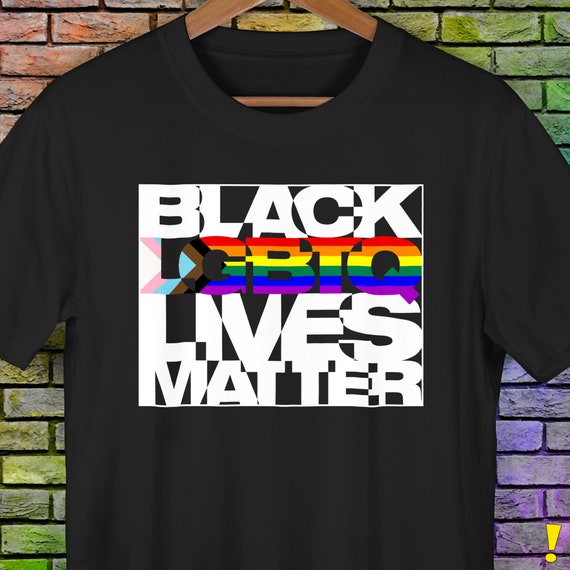 Black LGBTQ Lives Matter - Progress Pride Flag Premium Unisex T-Shirt Black LGBTQ Lives Matter - Progress Pride Flag Premium Unisex T-Shirt