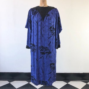 KILLER 1980s Nora Noh Purple Silk Dress S - Etsy