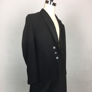 Early 1900s Black Wool Jacket