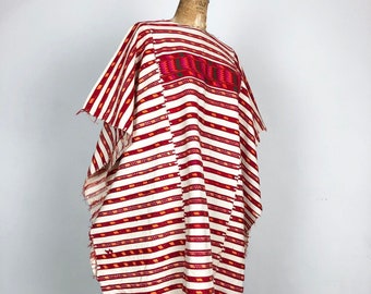 BEAUTIFUL 1960s Hand Woven and Embroidered Huipil M