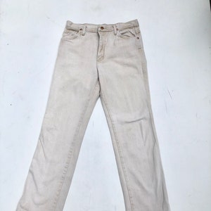 1990s Wrangler Light Tan Jeans 31 - Etsy
