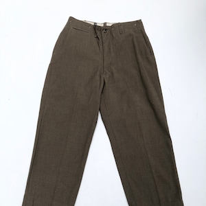 1940s US Military Wool Trousers 30”