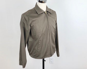 Vintage 40s Gabardine Jacket Bantamac - Size Medium - Etsy