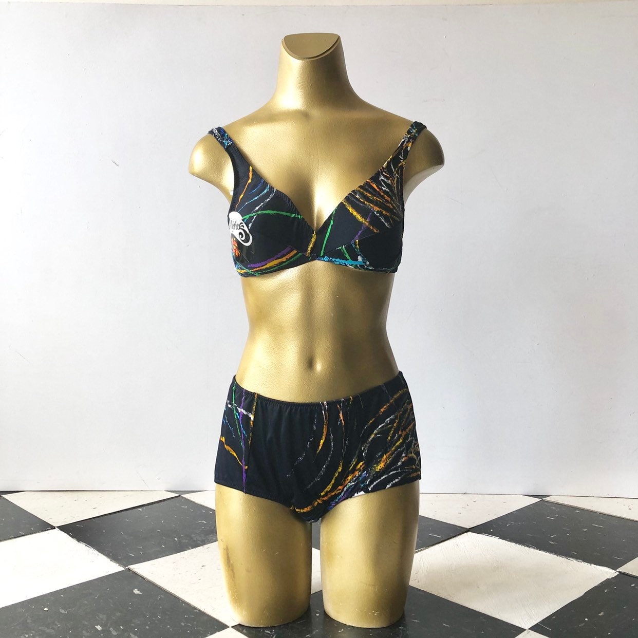 Deadstock 1970s Valerie Bikini Swimsuit S