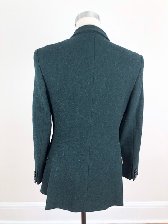 1990s Versus Gianni Versace Green Wool Suit Jacke… - image 4