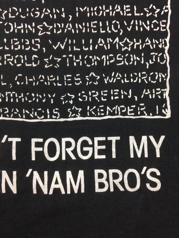 1970s Deadstock Vietnam War Memorial Tee L - image 6