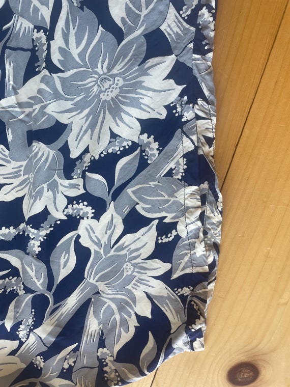1940s Kilohana Hawaiian Cold Rayon Sleeveless Shi… - image 9