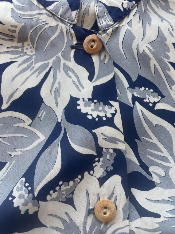1940s Kilohana Hawaiian Cold Rayon Sleeveless Shi… - image 4