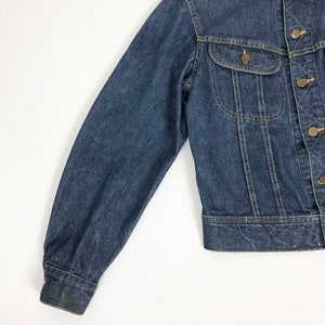 1970s Lee Denim Trucker Jacket S image 2