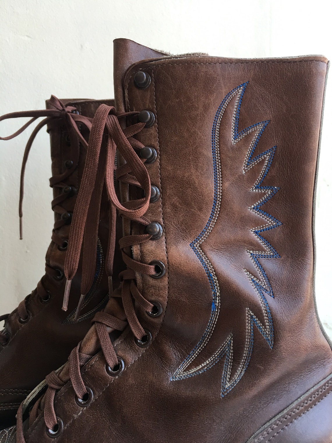 INCREDIBLE Custom Roper Ankle Boots Size 10.5 Etsy