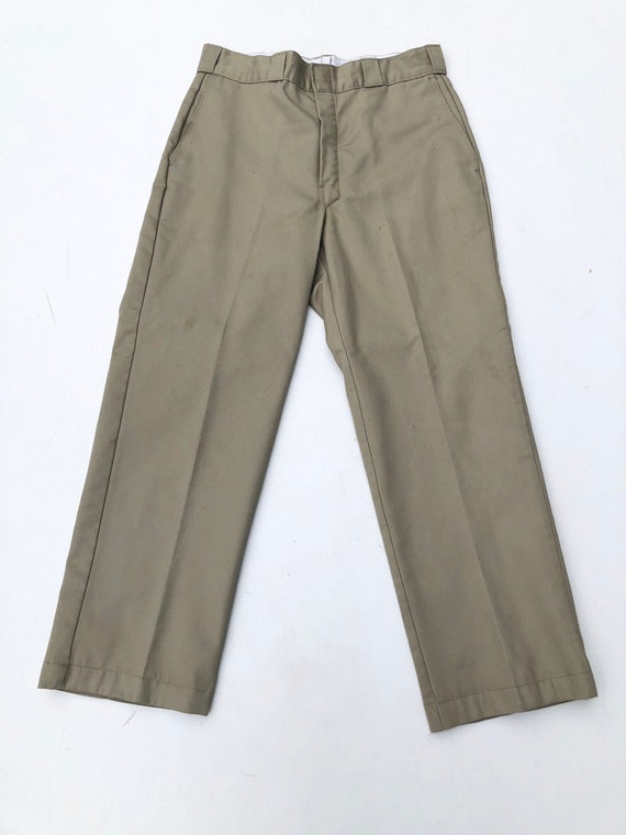1970s LL Bean Flannel Lined Khaki Chino Pants 32” - Gem