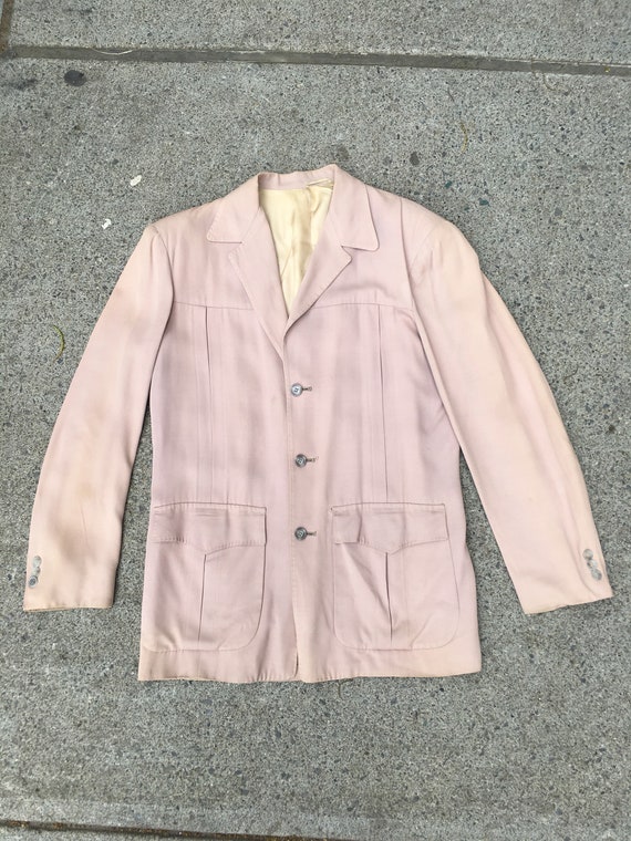 1940s Rayon Gabardine Taupe Hollywood Leisure Jacket S M - Etsy 1940s Rayon Gabardine Taupe Hollywood Leisure Jacket S M - Etsy