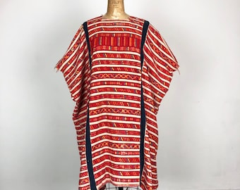 INCREDIBLE 1970s Handwoven and Embroidered Huipil M