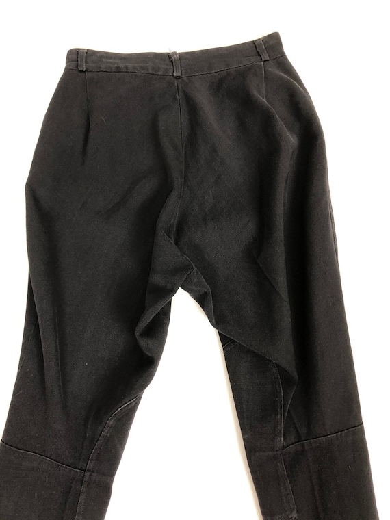 1940s Black Gabardine Riding Pants Jodhpurs 30” Waist - Etsy