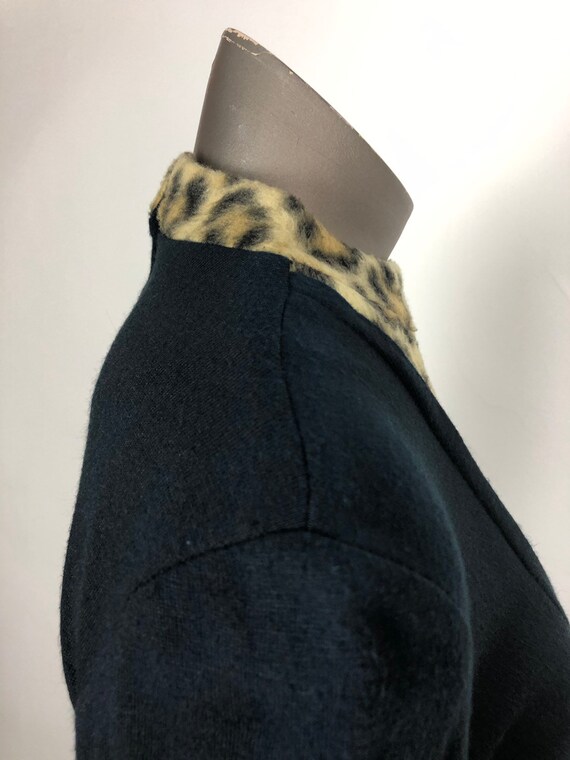 BADASS 1960s Faux Leopard Dress S - image 8