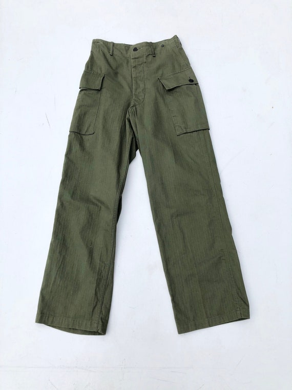 1940’s Military High Waist Cargo Pant 26”
