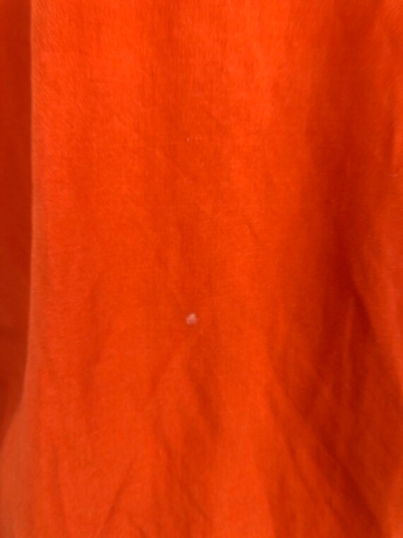 1990s Orange Linen Blend New Republic Loop Collar… - image 7