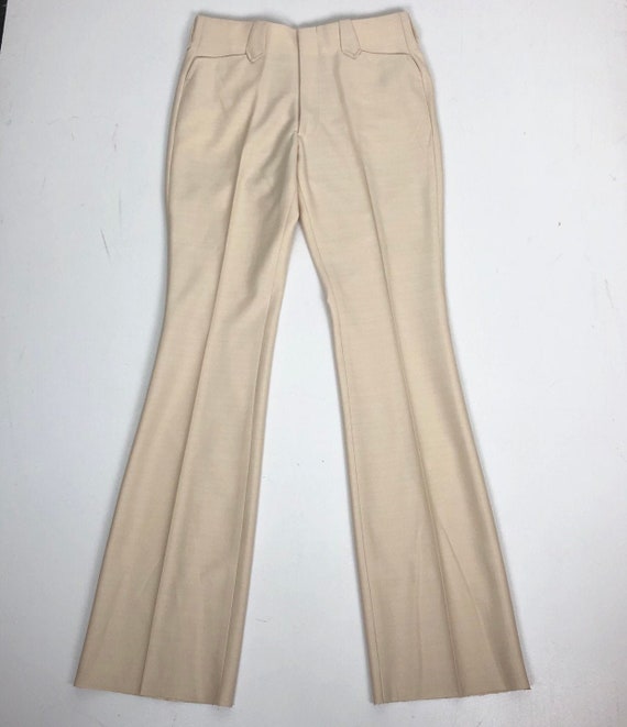 Deadstock 1970’s Trego’s Ivory Western Slacks 32”