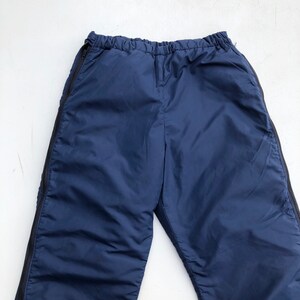 1970s LL Bean Navy Nylon Zipper Side Ski Pants M image 3