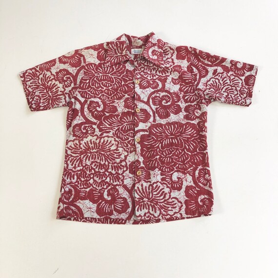 1970’s Surfline Cotton Hawaiian Shirt L