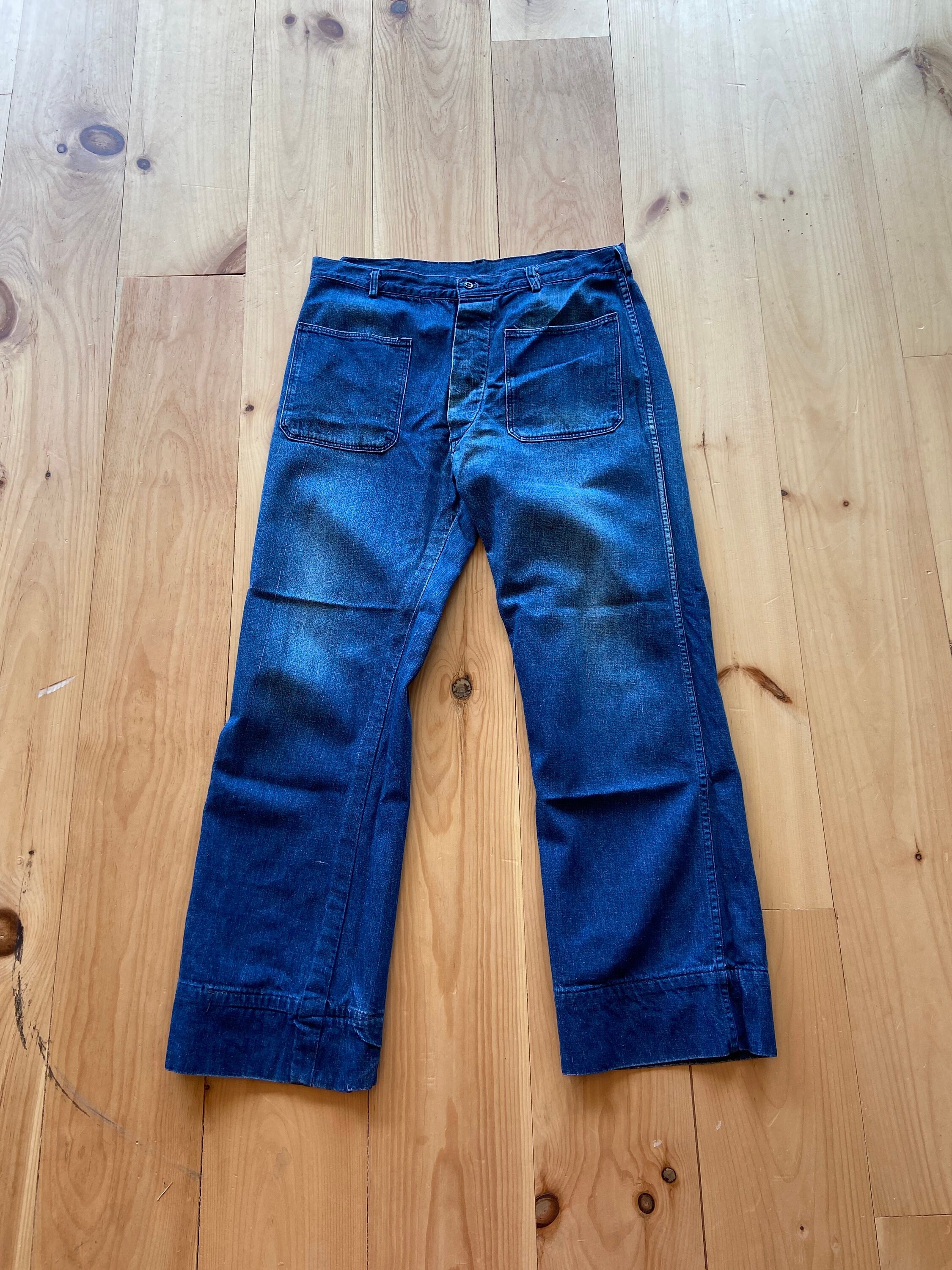 Us Navy Jeans Etsy Canada