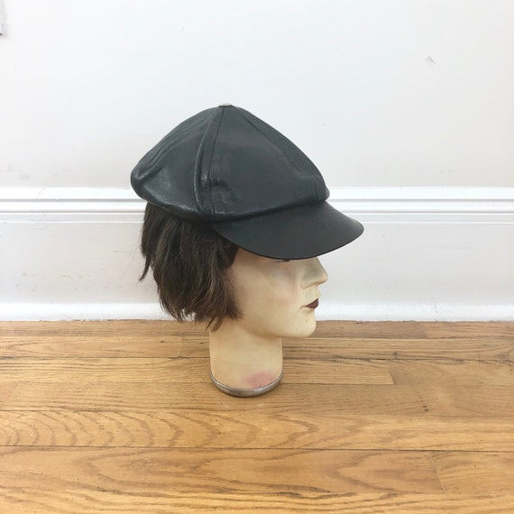 1950s Harley Davidson Black Leather Cap Sz 7 - Etsy