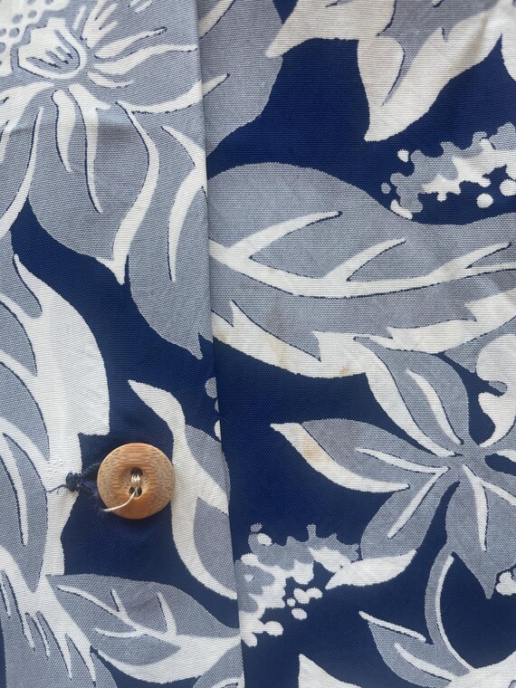 1940s Kilohana Hawaiian Cold Rayon Sleeveless Shi… - image 7
