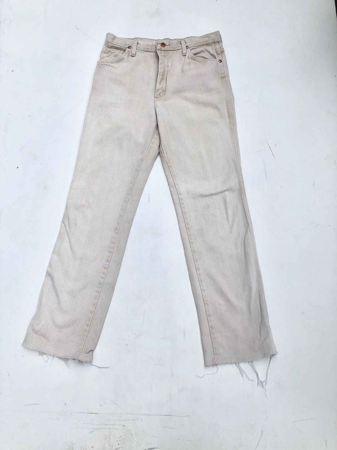 1990s Wrangler Light Tan Jeans 31 - Etsy