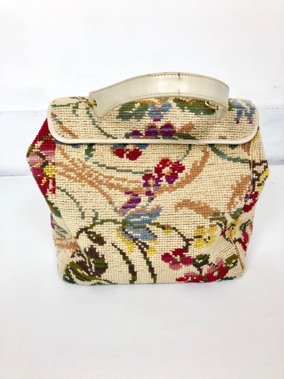 FAB Large 60’s Tapestry Purse - image 9