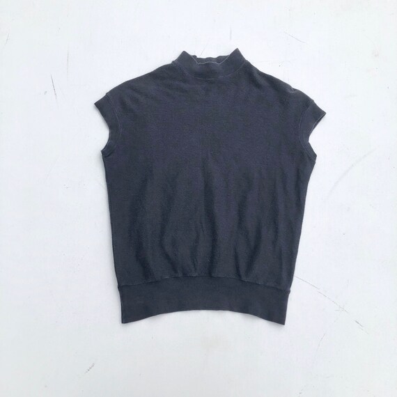 Fab 1950’s Jantzen Black Mock Neck Top M